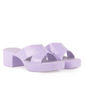 Jeffery Campbell Platform Bubblegum Sandal in Lavender
